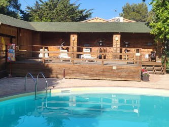piscine du camping Olzo à Saint Florent en Corse