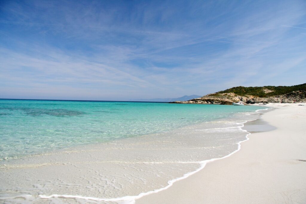 plage camping en corse